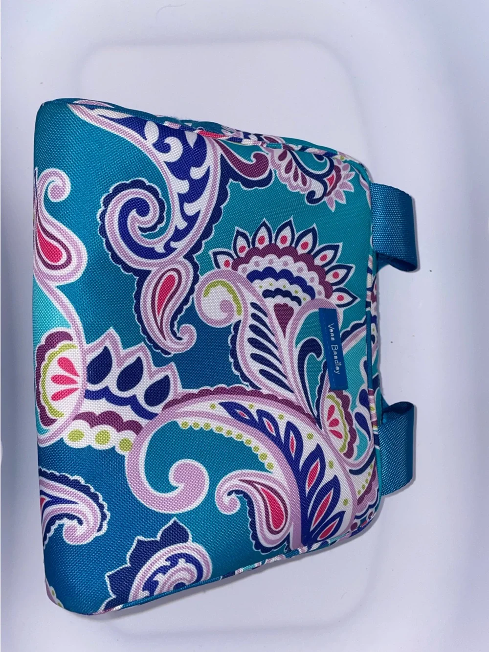 Vera Bradley Insulated Carry Cooler Lunch Tote – Capri Blue / Lola Paisley
